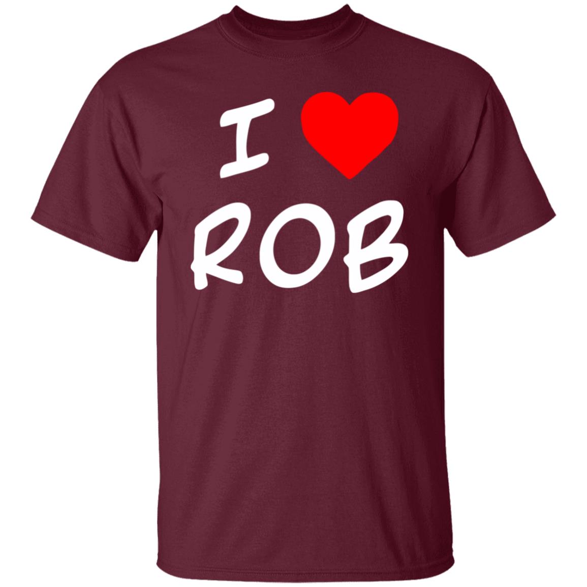 I Heart Rob Black T Shirt Black Hoodie Sweatshirt - Teechipus