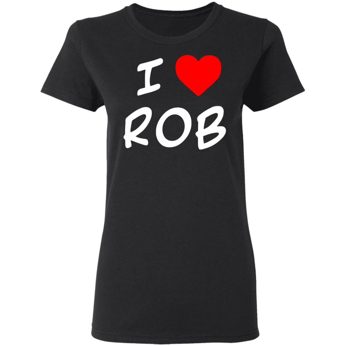 I Heart Rob Black T Shirt Black Hoodie Sweatshirt - Teechipus
