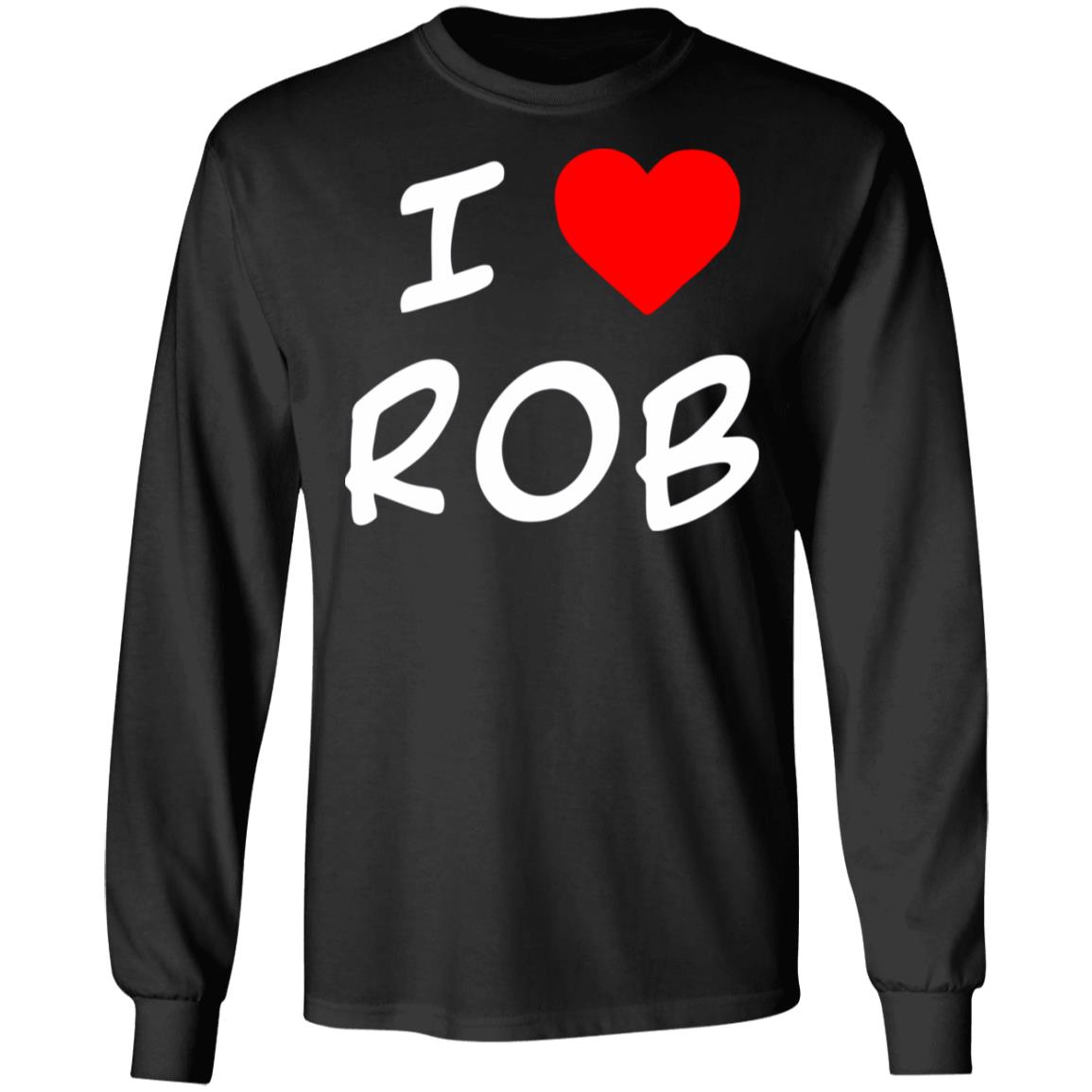 I Heart Rob Black T Shirt Black Hoodie Sweatshirt - Teechipus