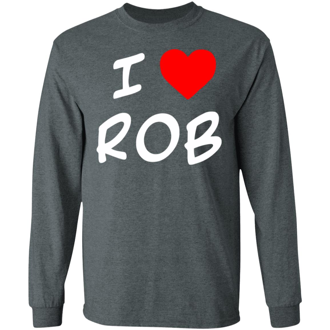 I Heart Rob Black T Shirt Black Hoodie Sweatshirt - Teechipus