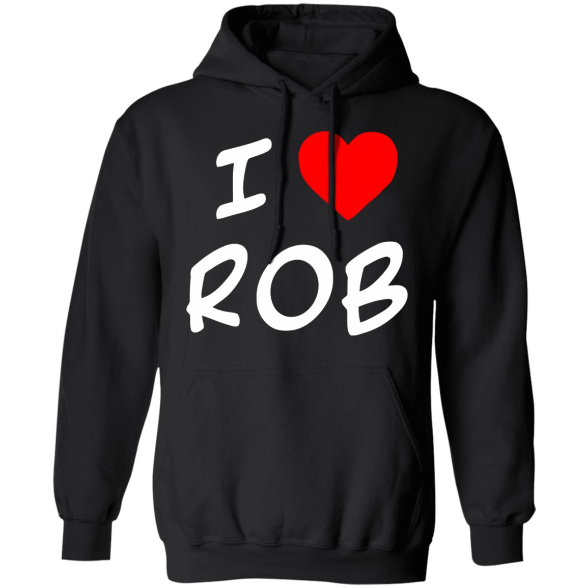 I Heart Rob Black T Shirt Black Hoodie Sweatshirt - Teechipus