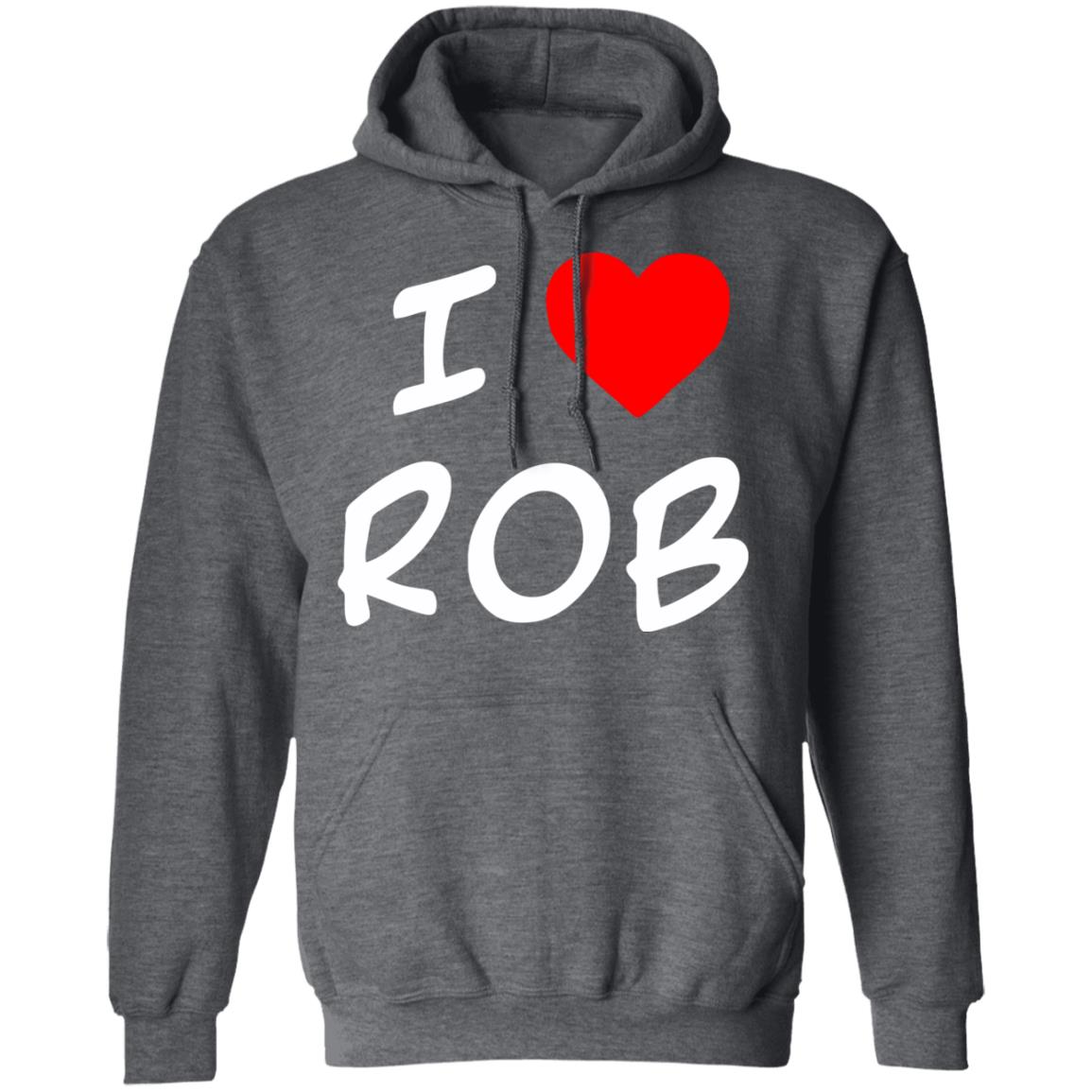 I Heart Rob Black T Shirt Black Hoodie Sweatshirt - Teechipus