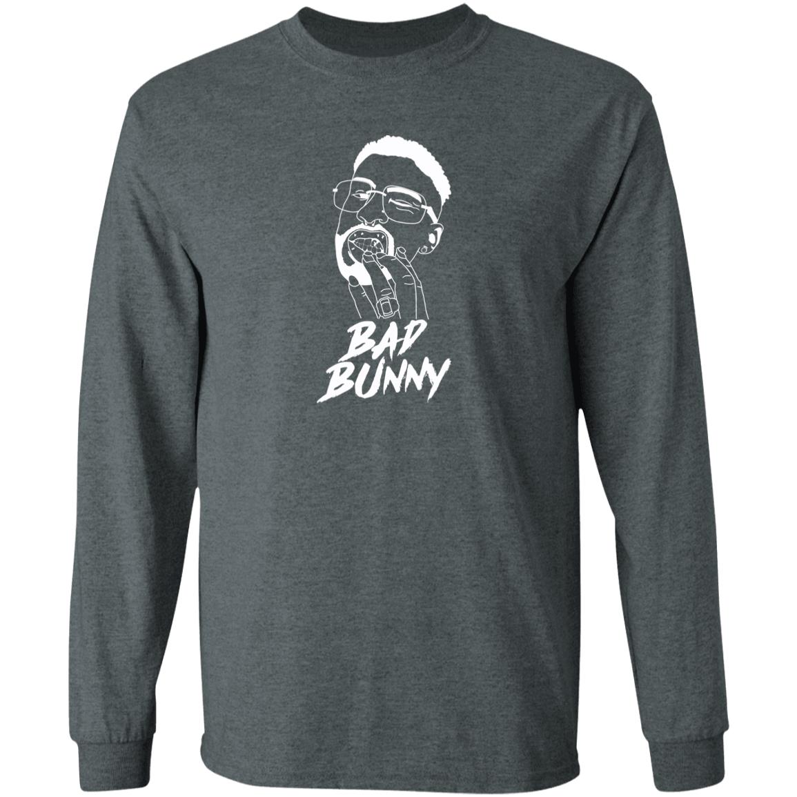 Bad Bunny New Sweatshirt Black Hoodie T Shirt - Teechipus