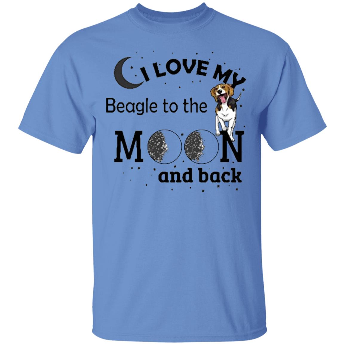 I Love My Beagle to The Moon and Back Dogs Pet Lover Shirt - Teechipus