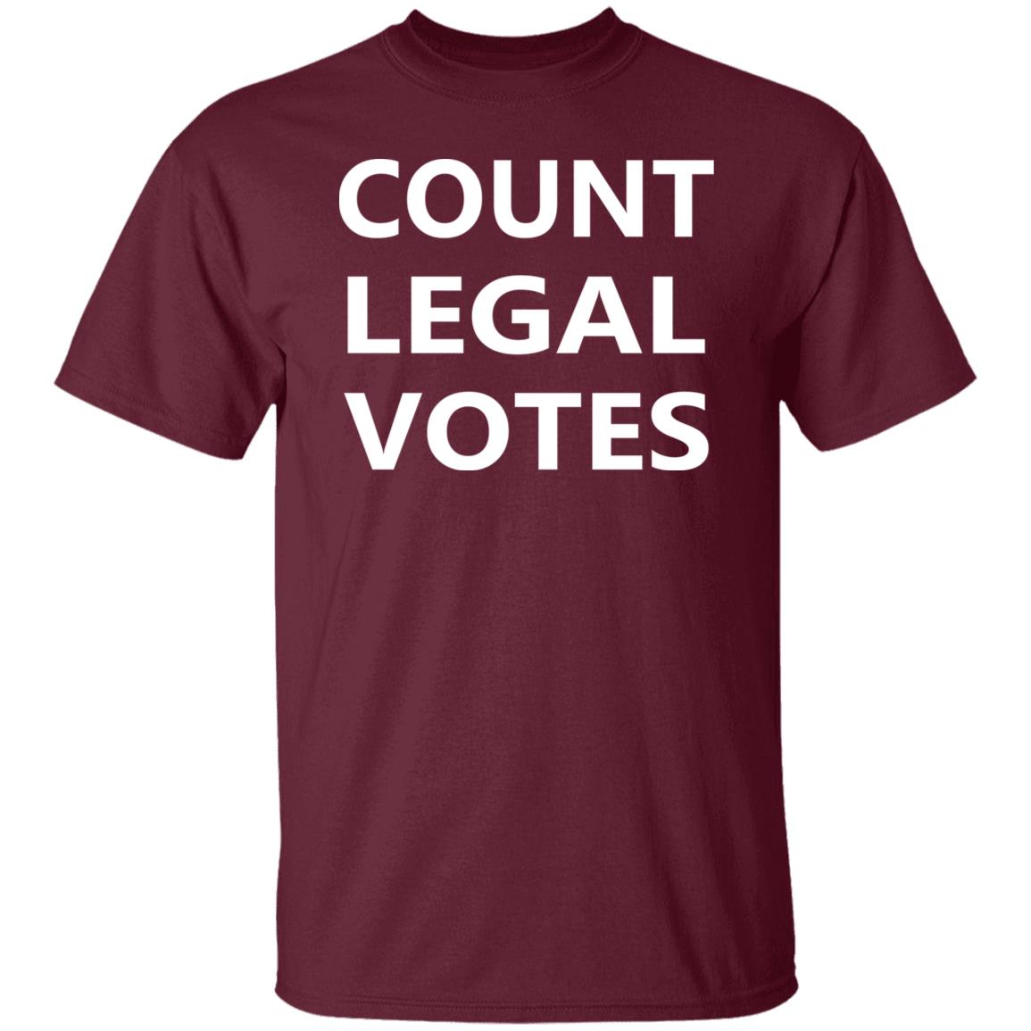 Count Legal Votes T Shirt Red hoodie sweatshirt - Teechipus