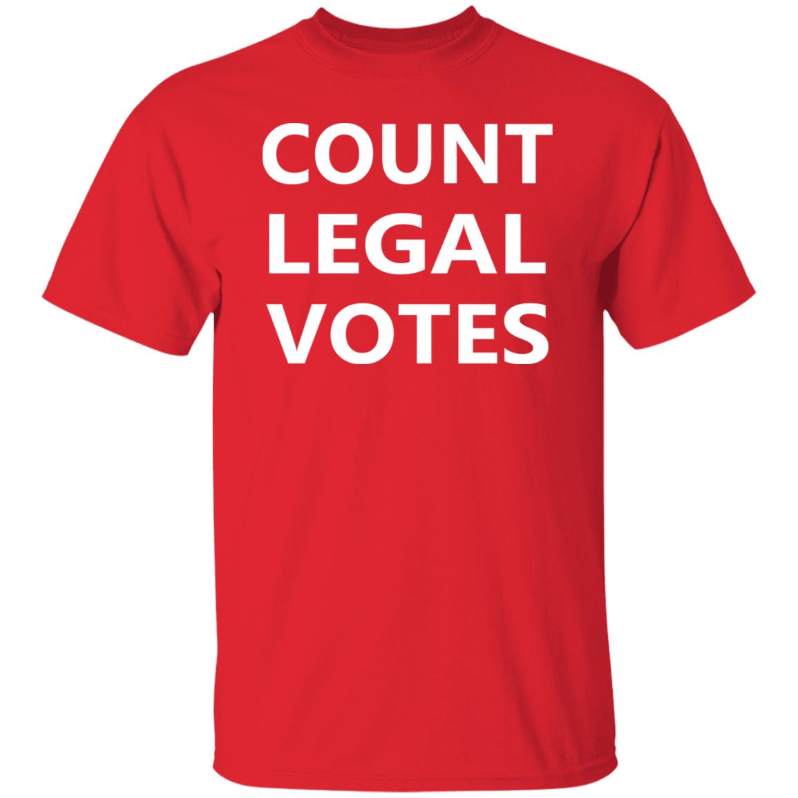 Count Legal Votes T Shirt Red hoodie sweatshirt - Teechipus