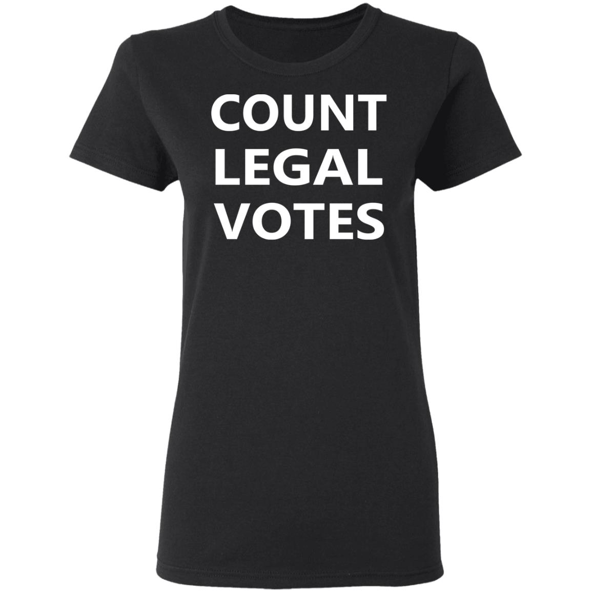 Count Legal Votes T Shirt Red hoodie sweatshirt - Teechipus