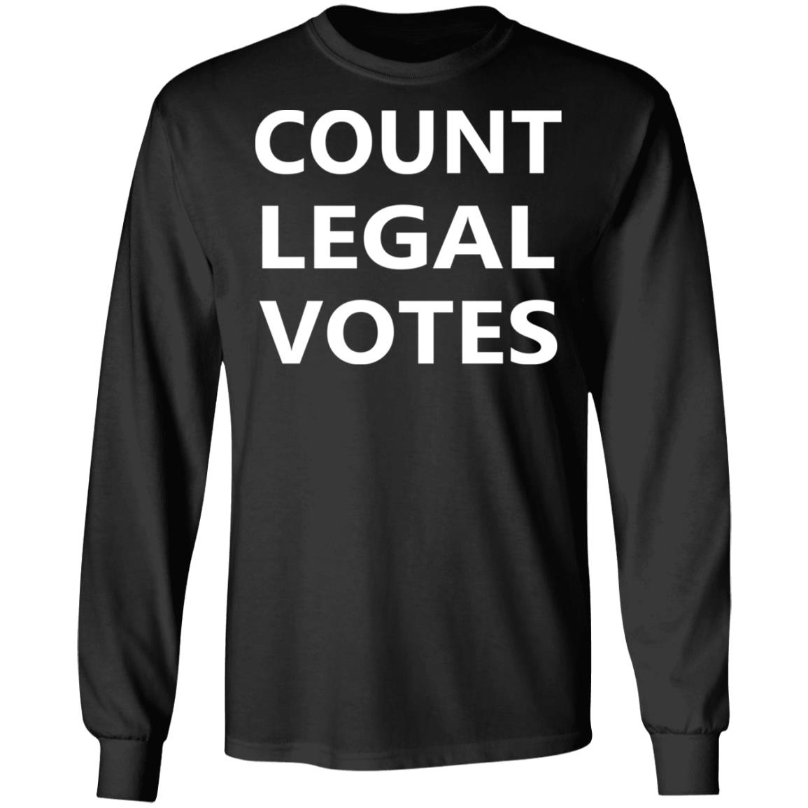 Count Legal Votes T Shirt Red hoodie sweatshirt - Teechipus