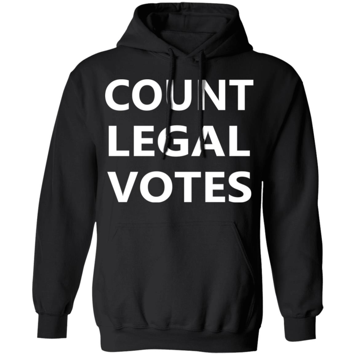 Count Legal Votes T Shirt Red hoodie sweatshirt - Teechipus