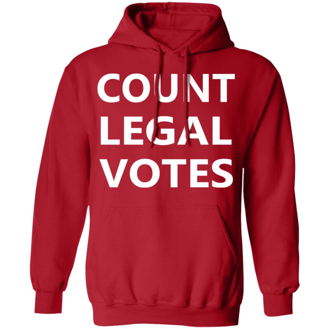 Count Legal Votes T Shirt Red hoodie sweatshirt - Teechipus