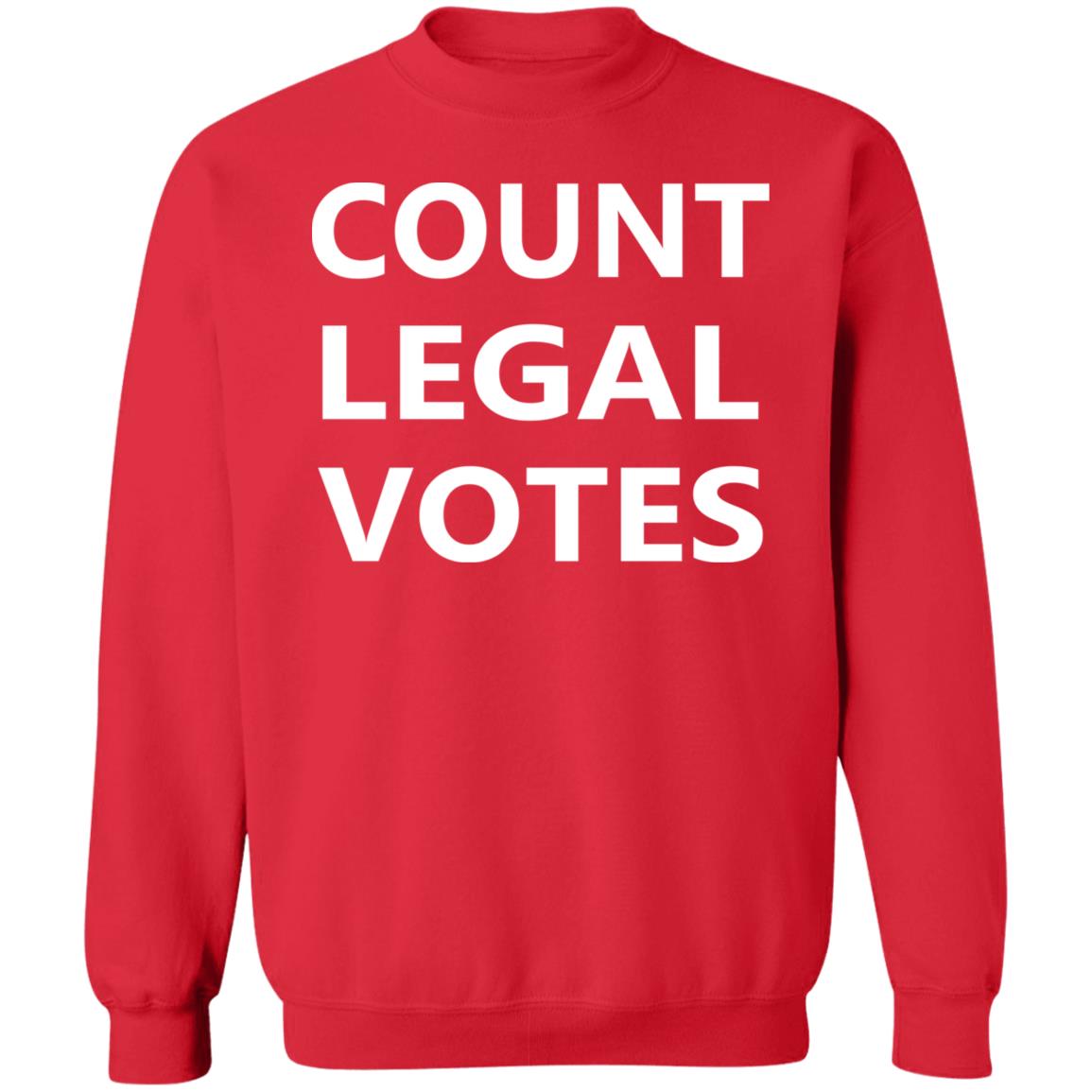 Count Legal Votes T Shirt Red hoodie sweatshirt - Teechipus