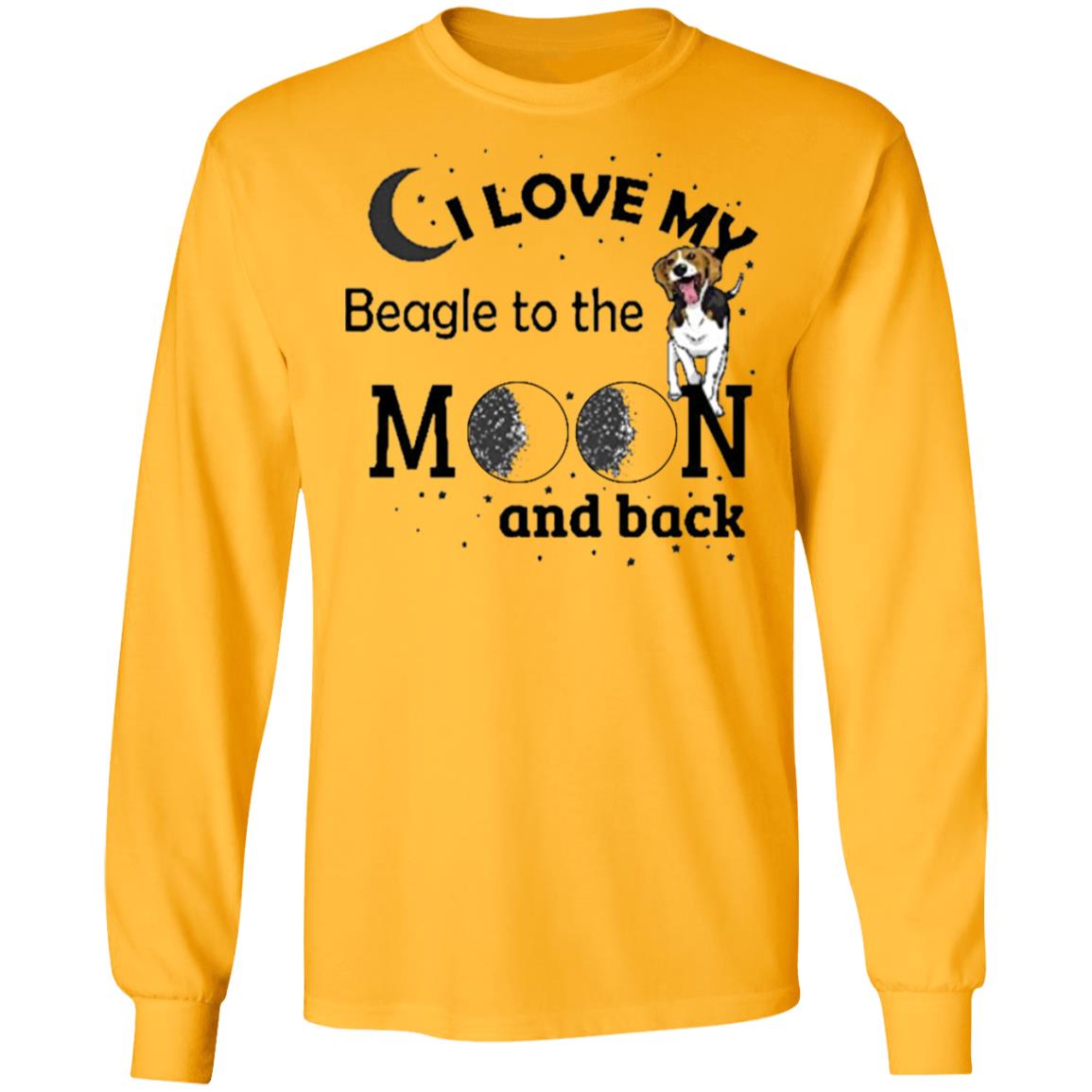 I Love My Beagle to The Moon and Back Dogs Pet Lover Shirt - Teechipus