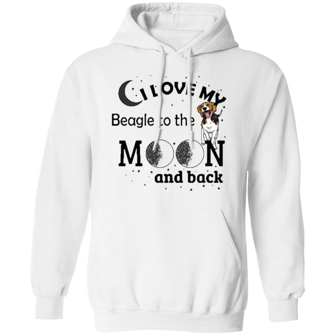 I Love My Beagle to The Moon and Back Dogs Pet Lover Shirt - Teechipus