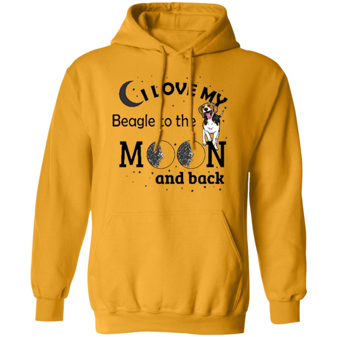 I Love My Beagle to The Moon and Back Dogs Pet Lover Shirt - Teechipus