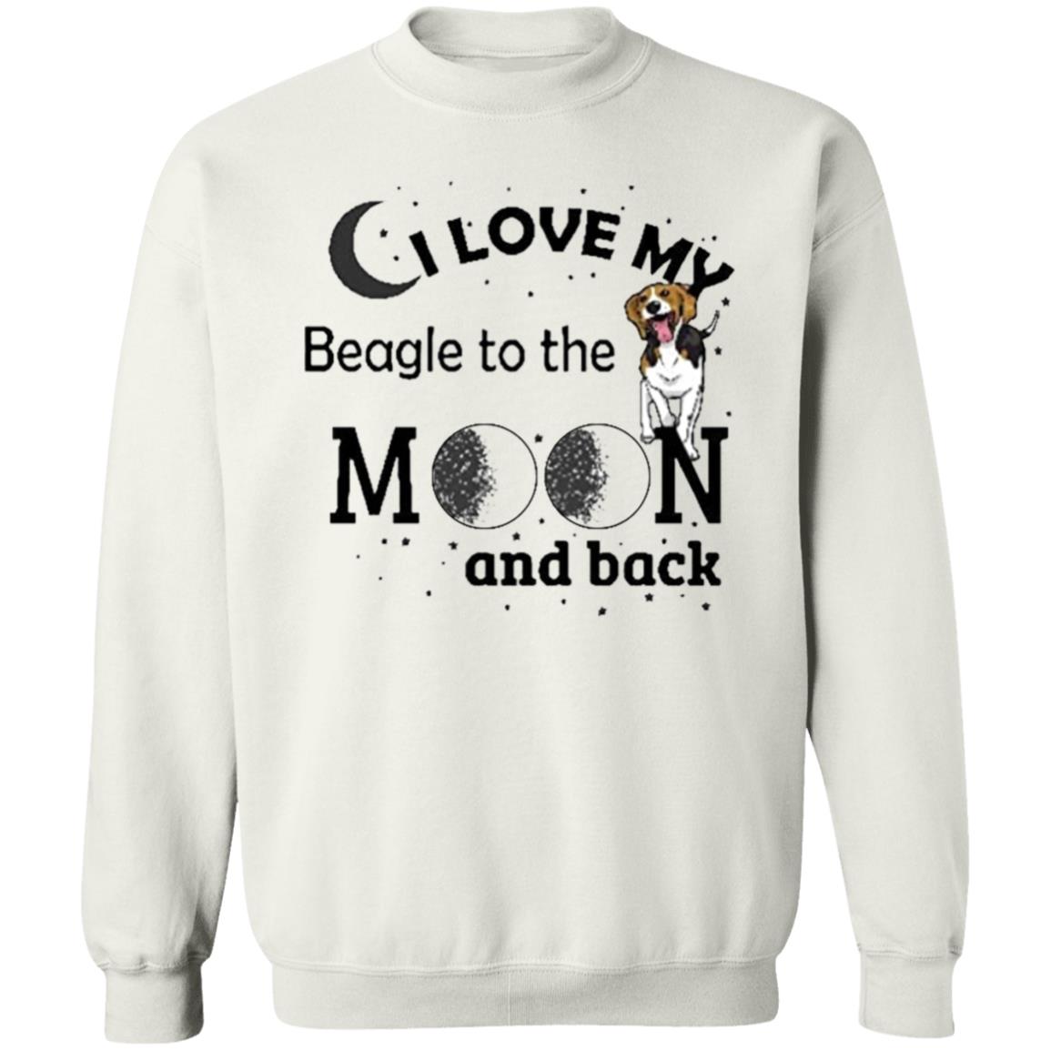 I Love My Beagle to The Moon and Back Dogs Pet Lover Shirt - Teechipus