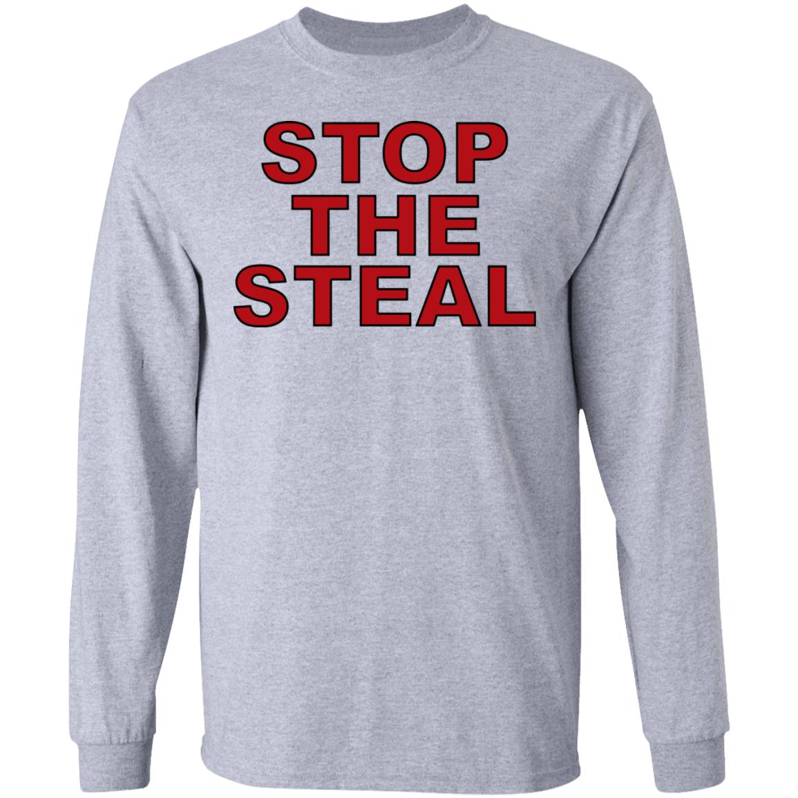 stop the steal t shirt white hoodie sweatshirt - Teechipus