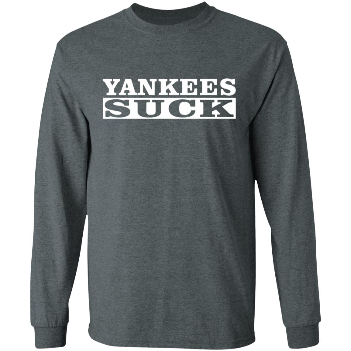 Yankees Suck Shirt black hoodie sweatshirt - Teechipus