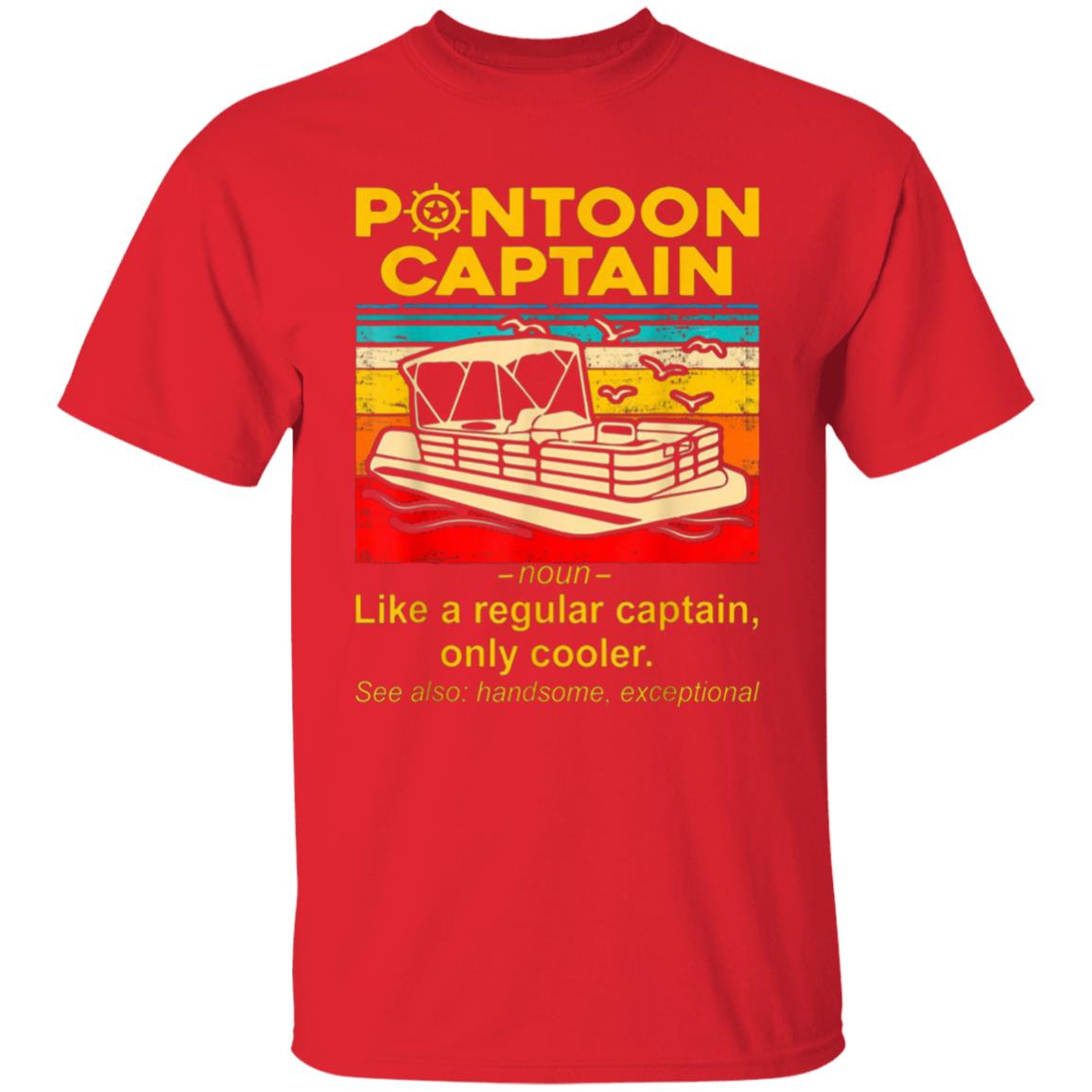pontoon captain Shirt black hoodie sweatshirt - Teechipus