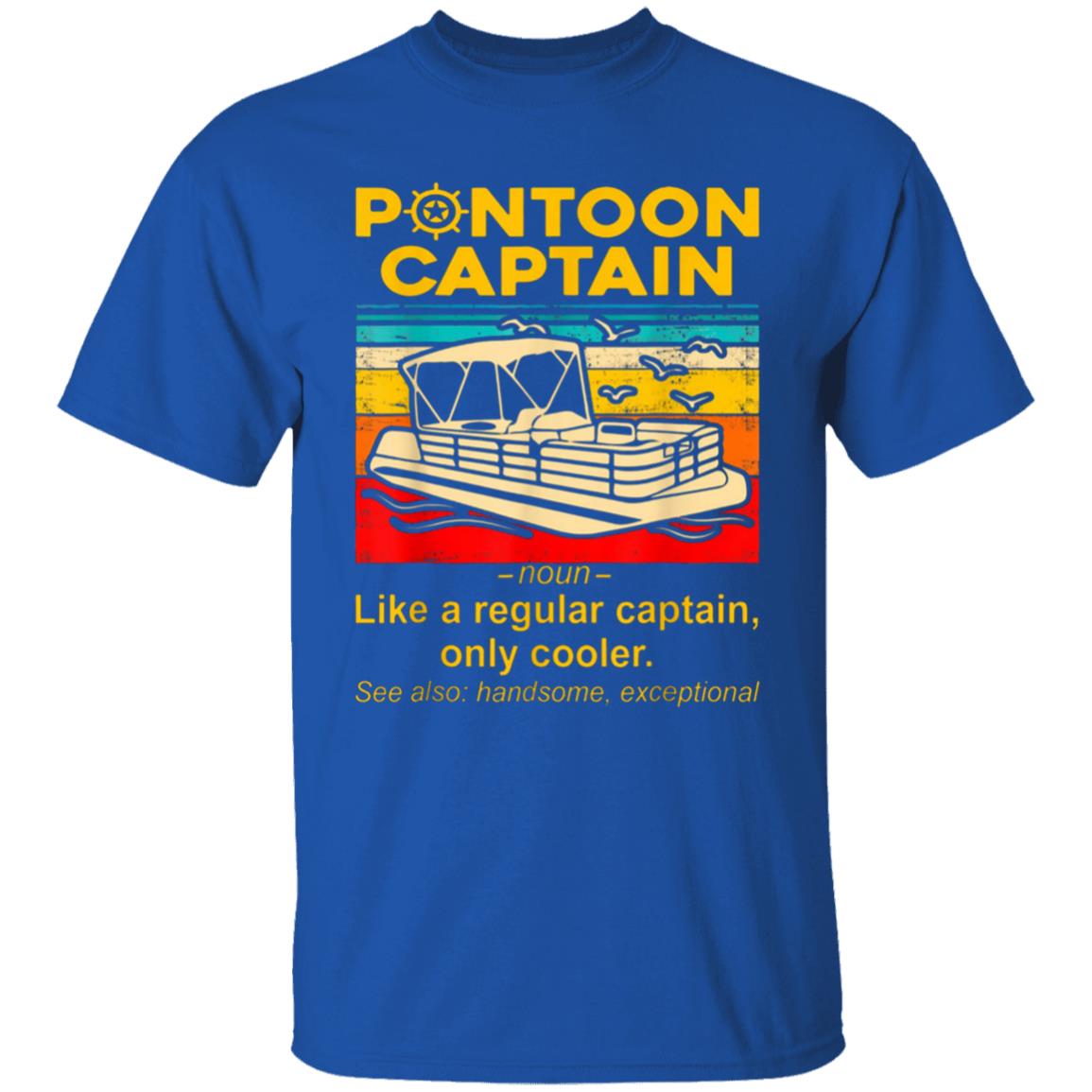 pontoon captain Shirt black hoodie sweatshirt - Teechipus