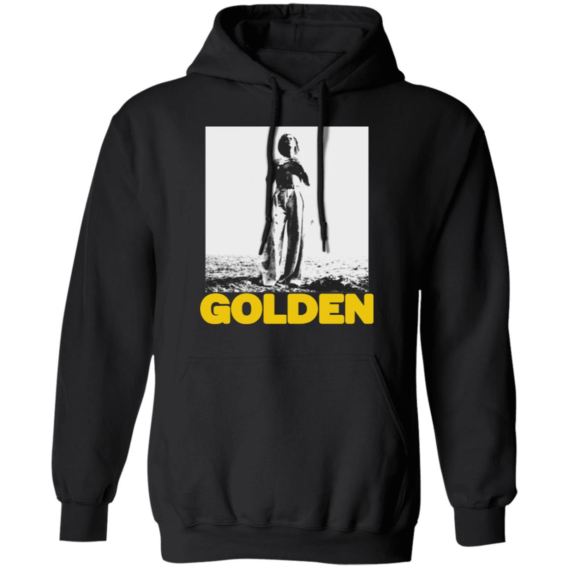 GOLDEN Shirt black hoodie sweatshirt - Teechipus
