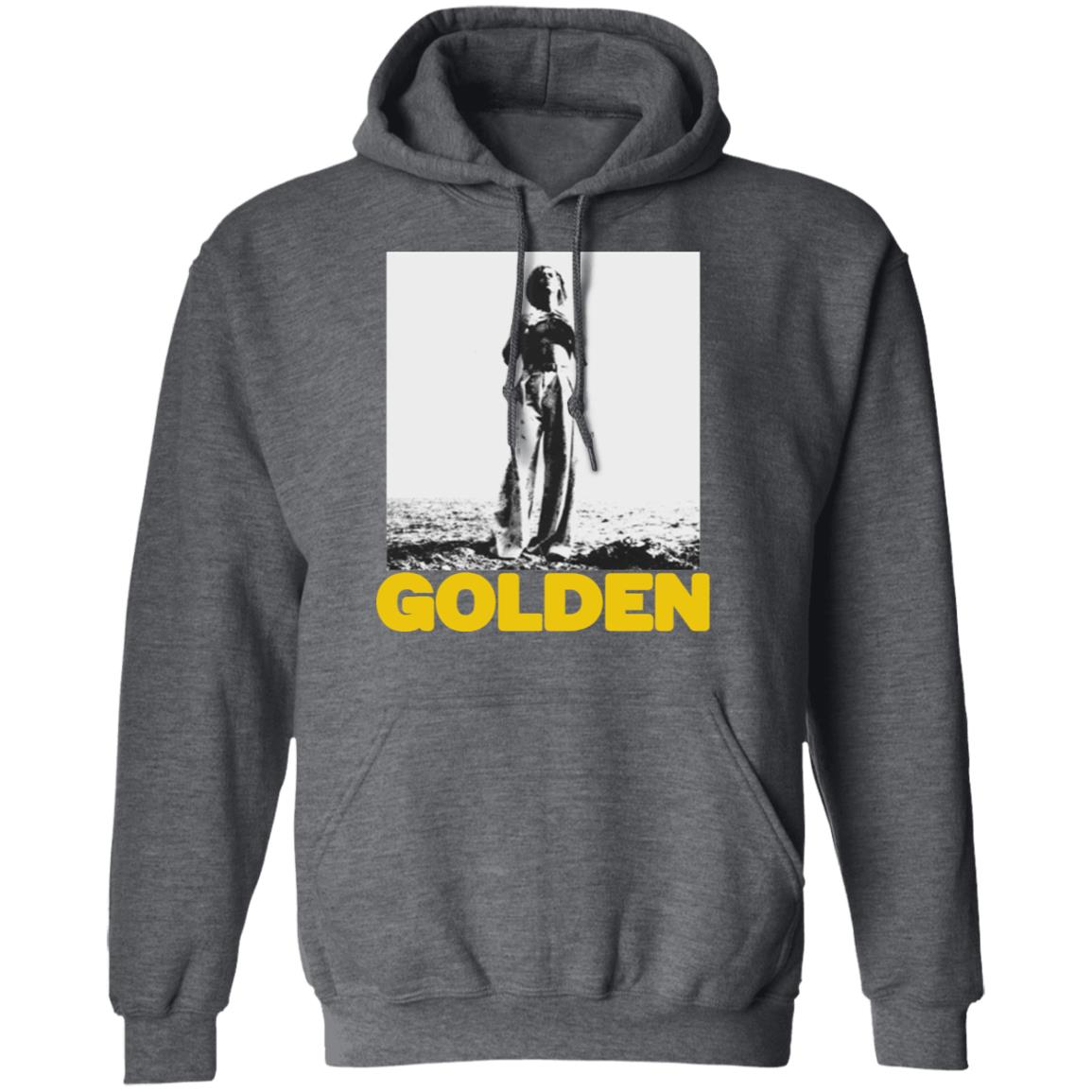 GOLDEN Shirt black hoodie sweatshirt - Teechipus