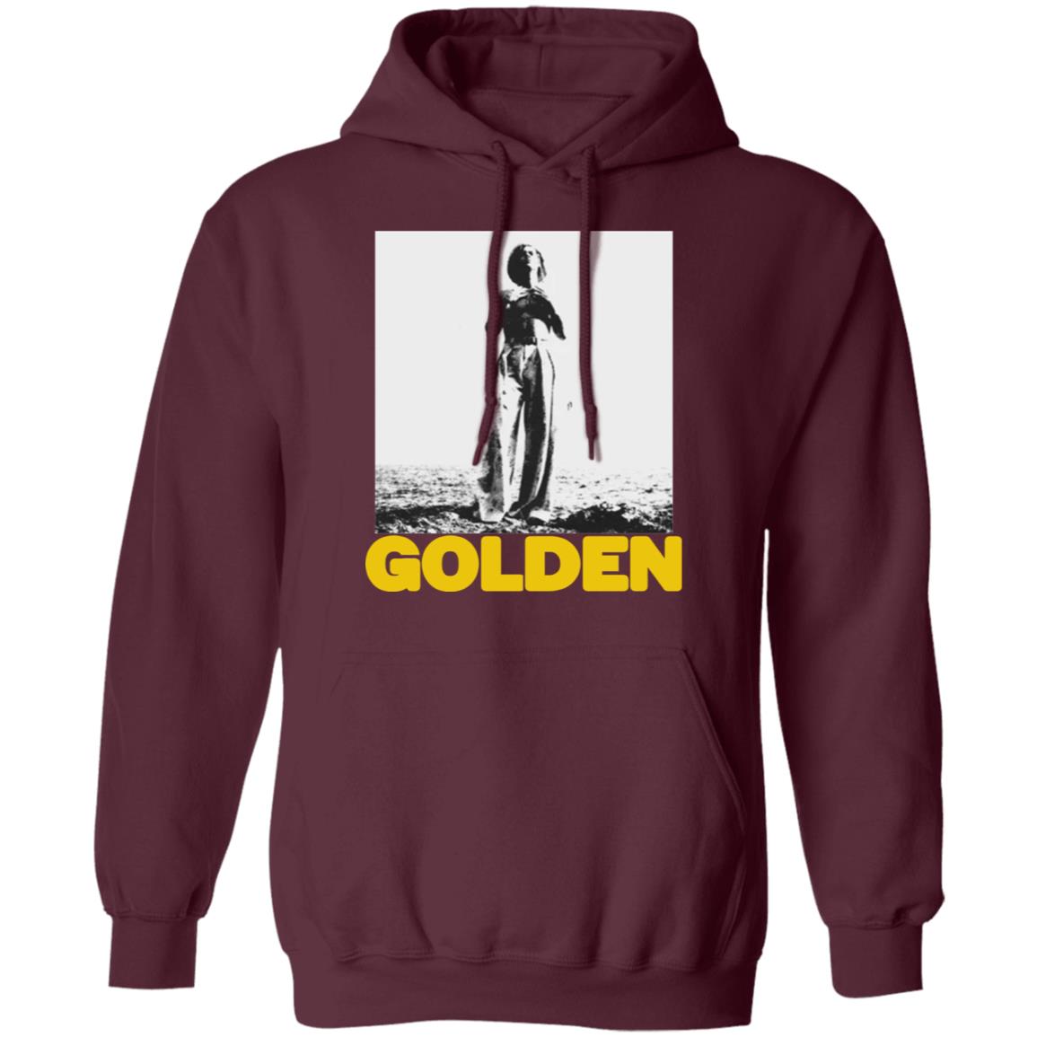 GOLDEN Shirt black hoodie sweatshirt - Teechipus