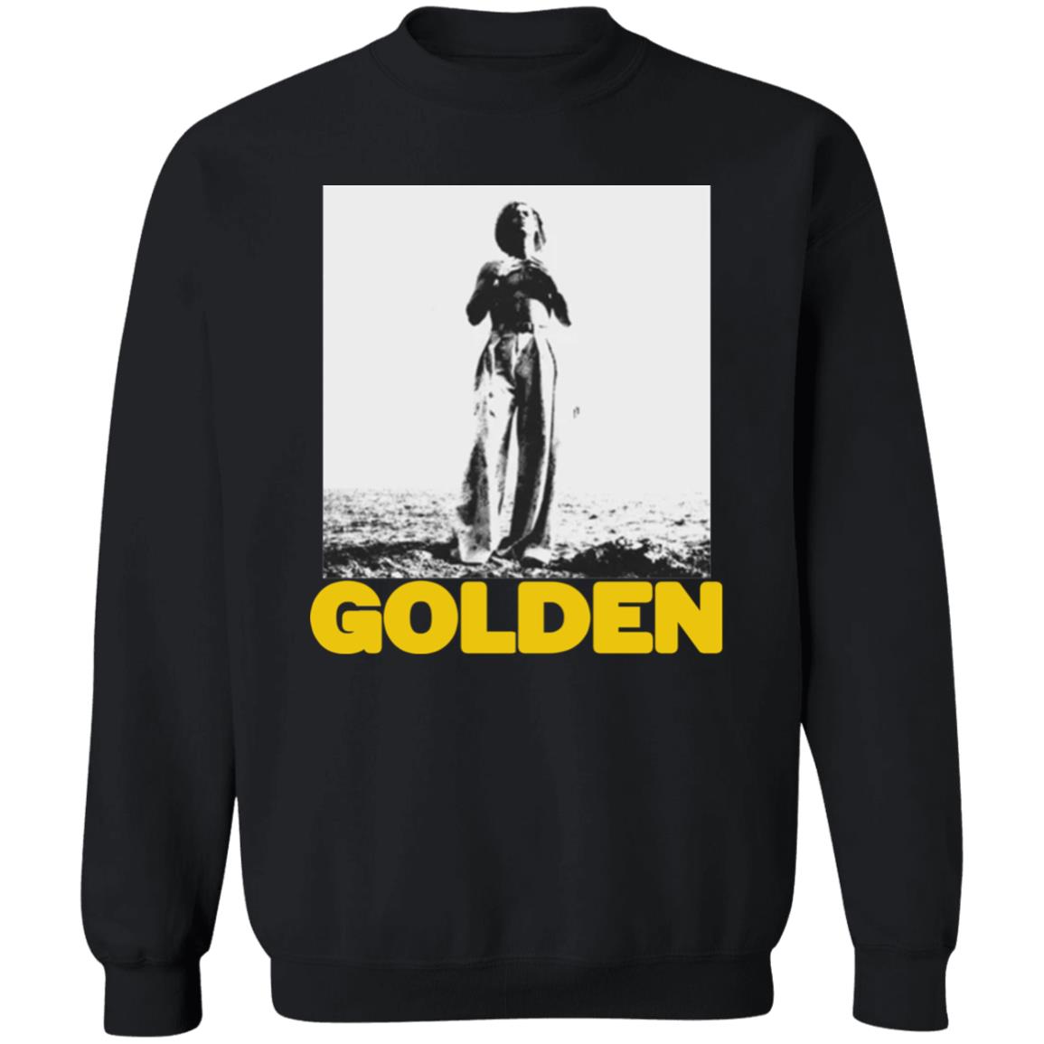 GOLDEN Shirt black hoodie sweatshirt - Teechipus