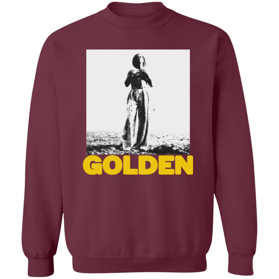 GOLDEN Shirt black hoodie sweatshirt - Teechipus