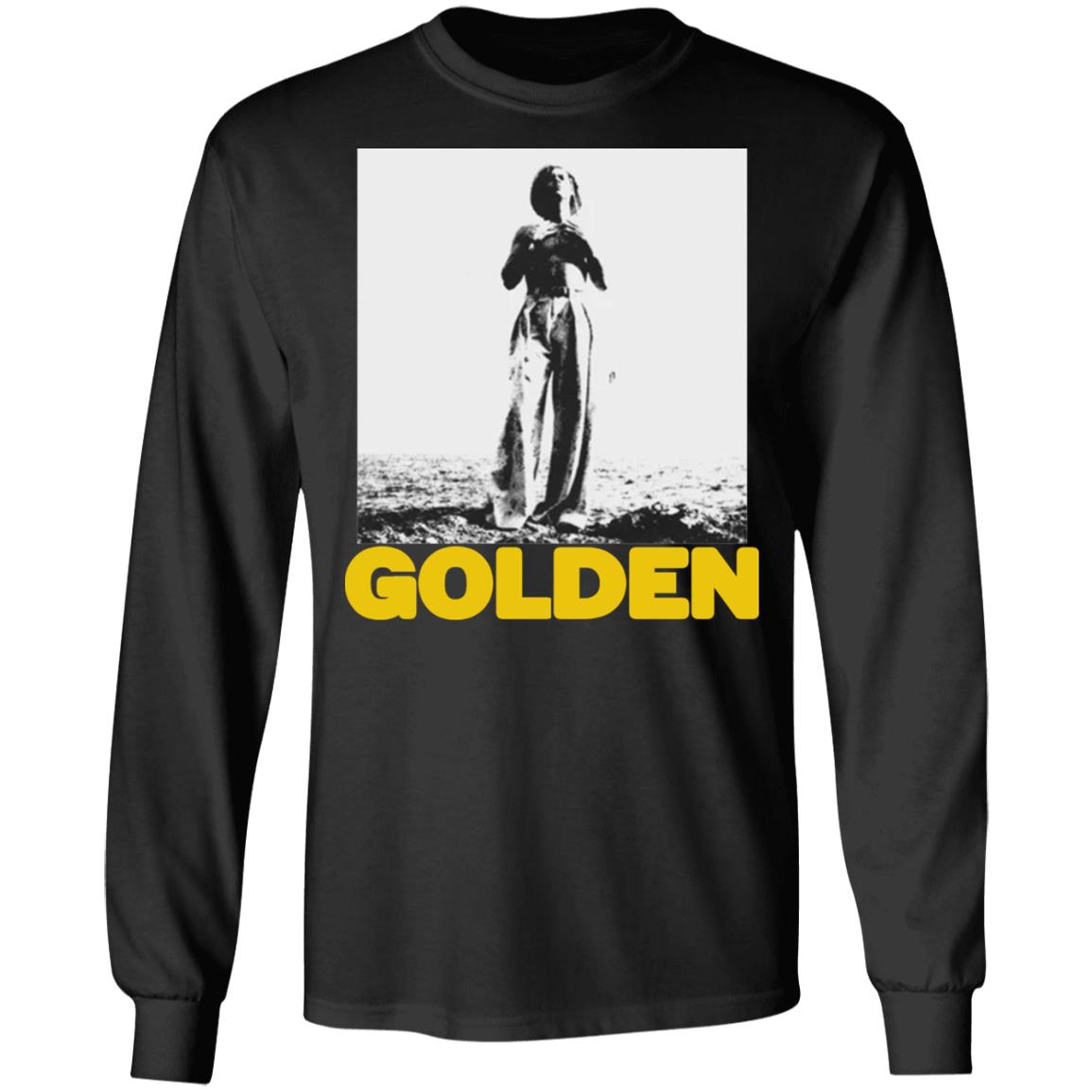 GOLDEN Shirt black hoodie sweatshirt - Teechipus