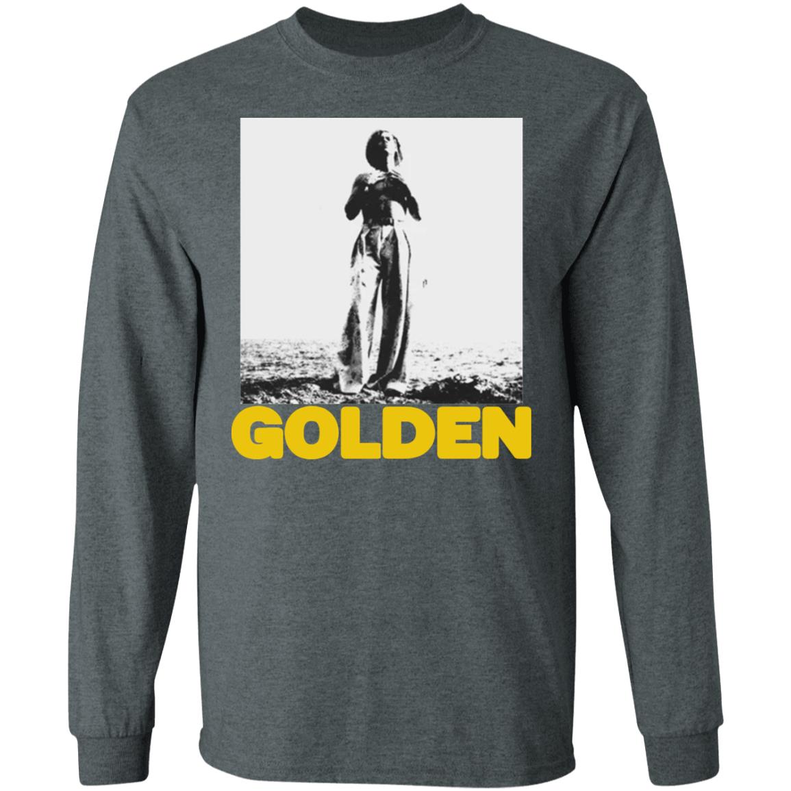 GOLDEN Shirt black hoodie sweatshirt - Teechipus