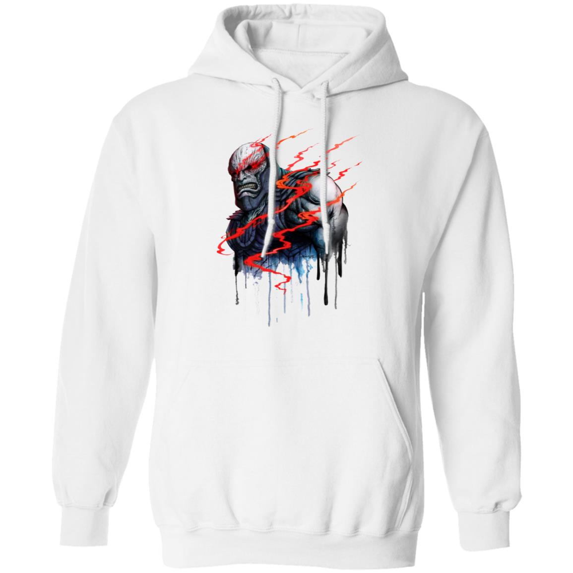 Darkseid Shirt white hoodie sweatshirt - Teechipus