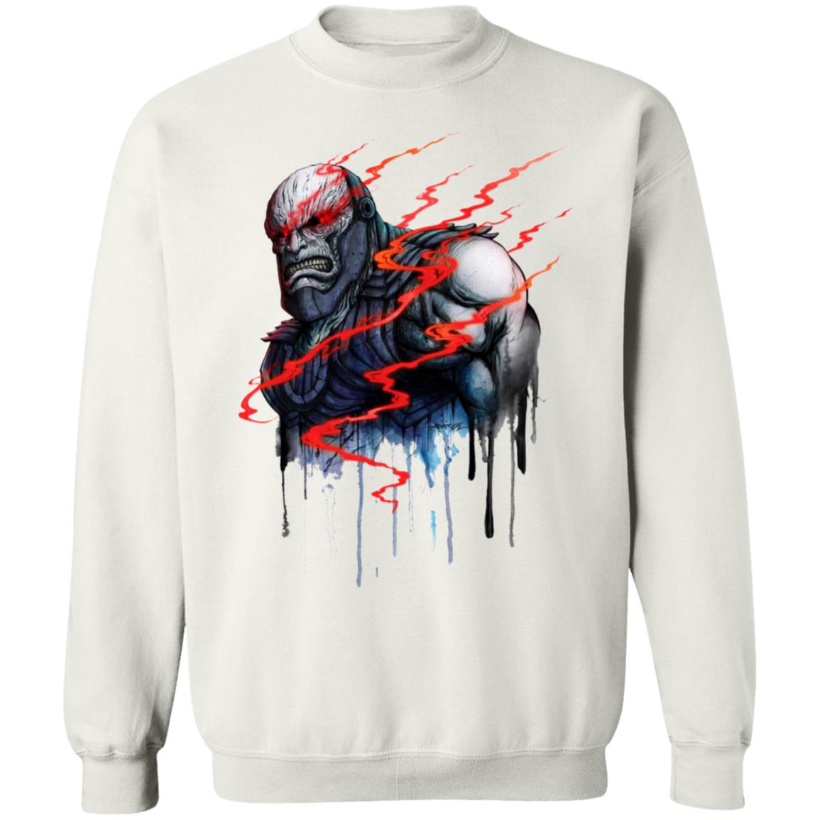 Darkseid Shirt white hoodie sweatshirt - Teechipus