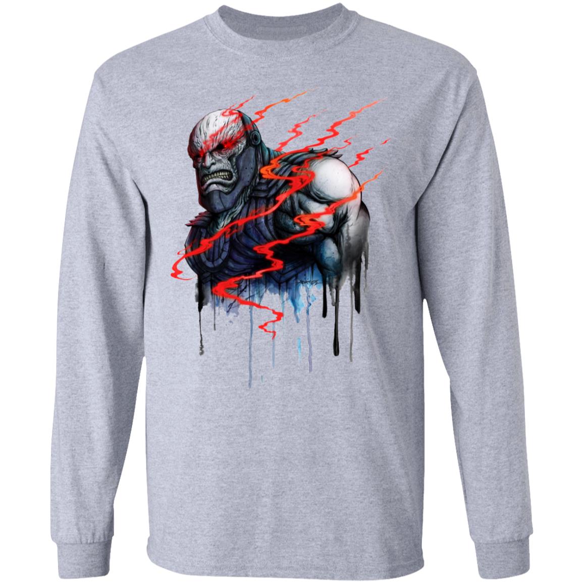 Darkseid Shirt white hoodie sweatshirt - Teechipus