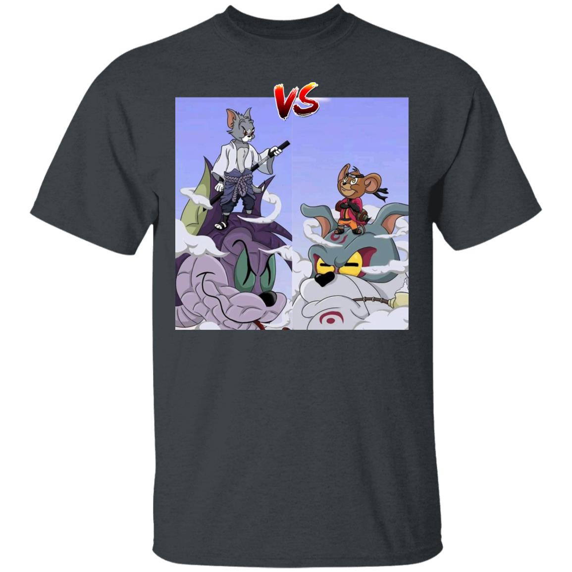 Tom Uchiha Vs Jerry Uzumaki Shirt black hoodie sweatshirt - Teechipus