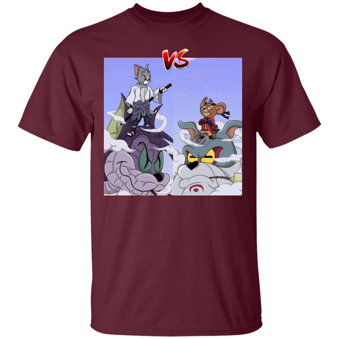 Tom Uchiha Vs Jerry Uzumaki Shirt black hoodie sweatshirt - Teechipus