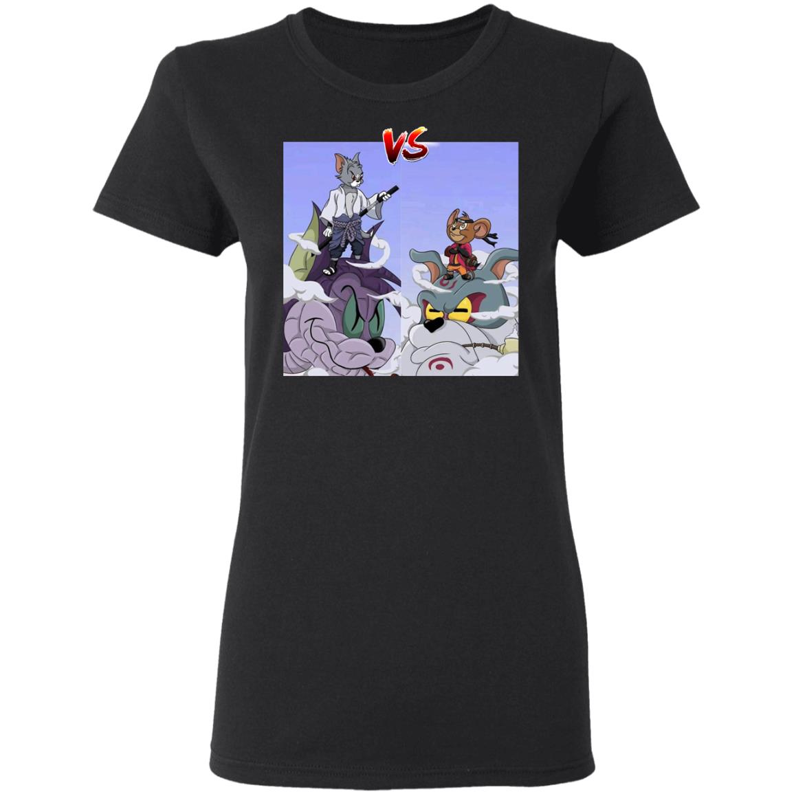 Tom Uchiha Vs Jerry Uzumaki Shirt black hoodie sweatshirt - Teechipus