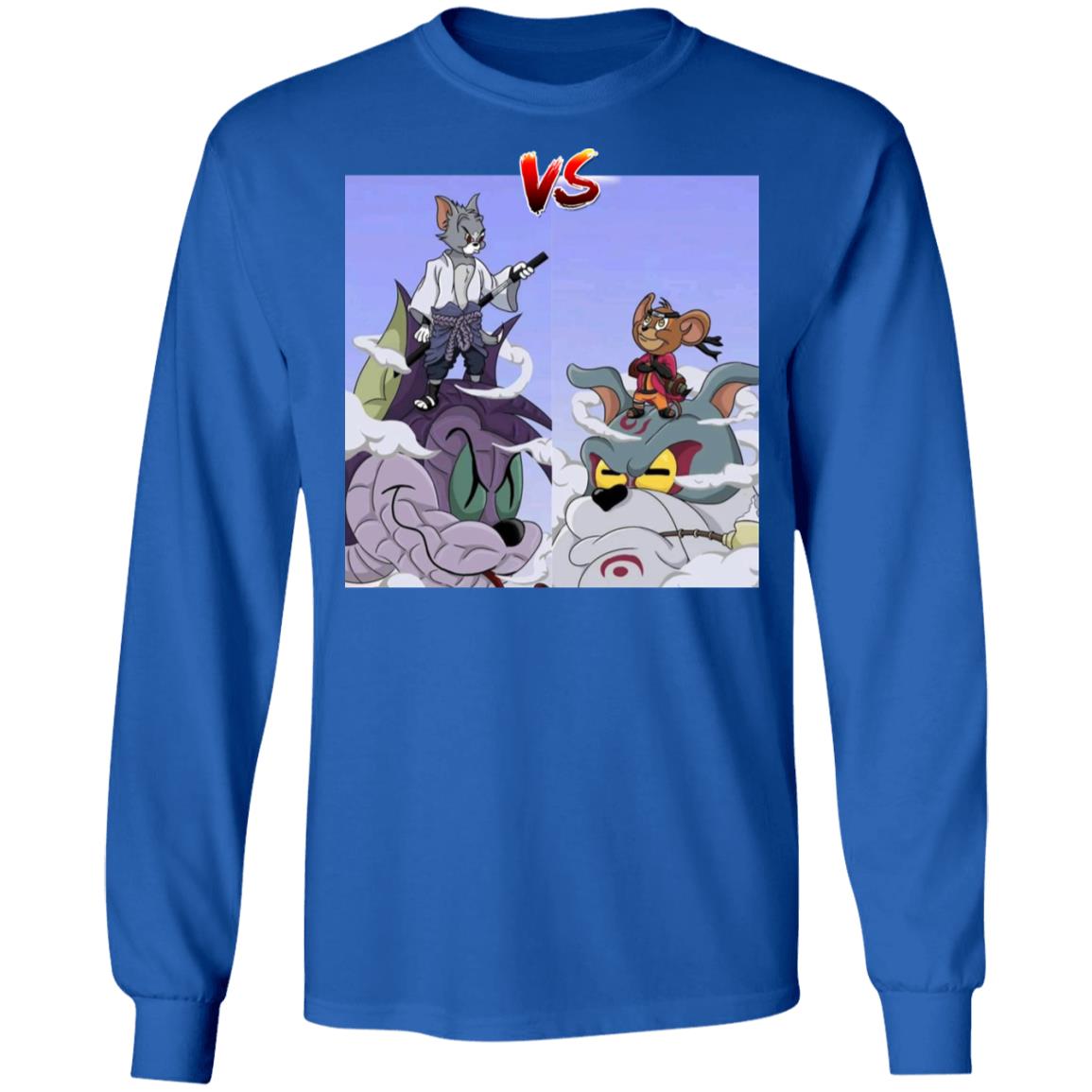 Tom Uchiha Vs Jerry Uzumaki Shirt black hoodie sweatshirt - Teechipus