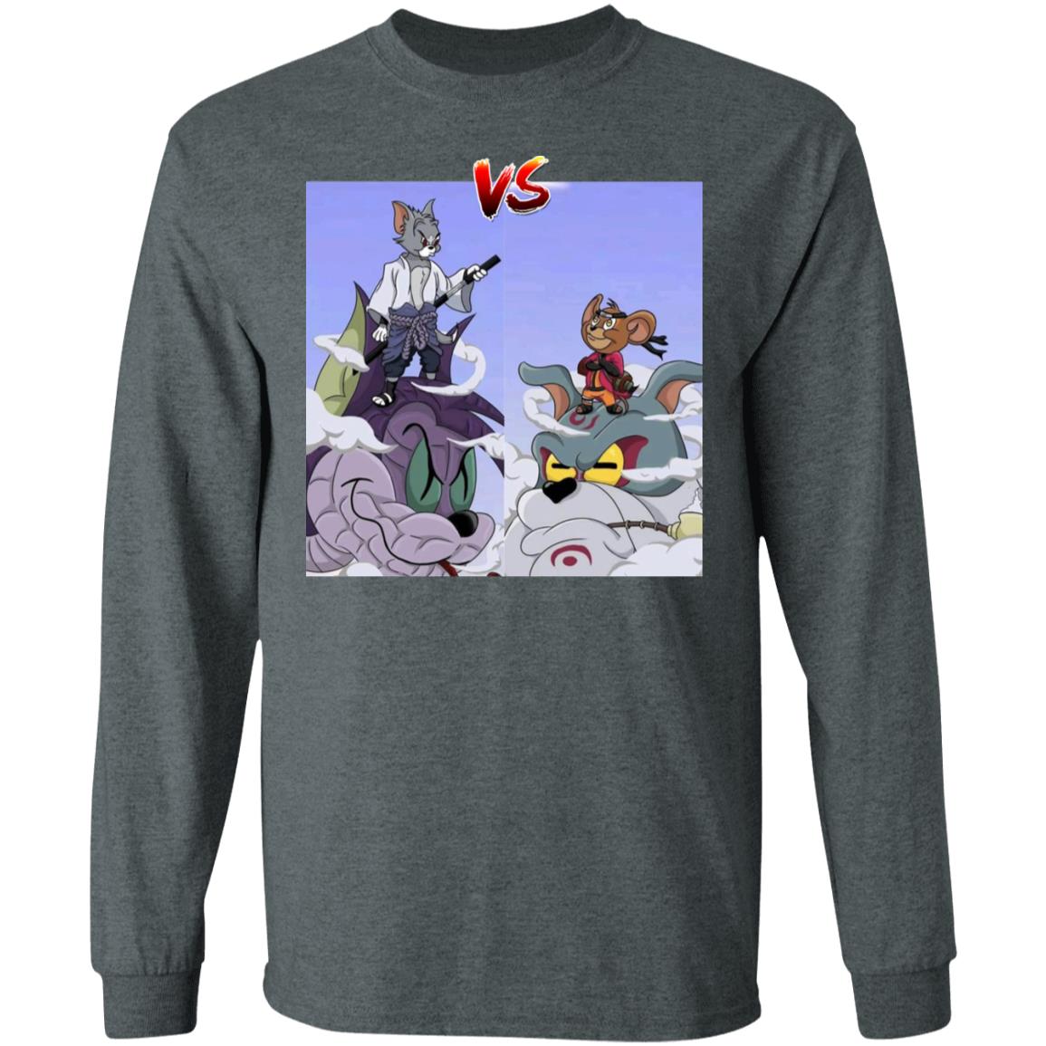Tom Uchiha Vs Jerry Uzumaki Shirt black hoodie sweatshirt - Teechipus