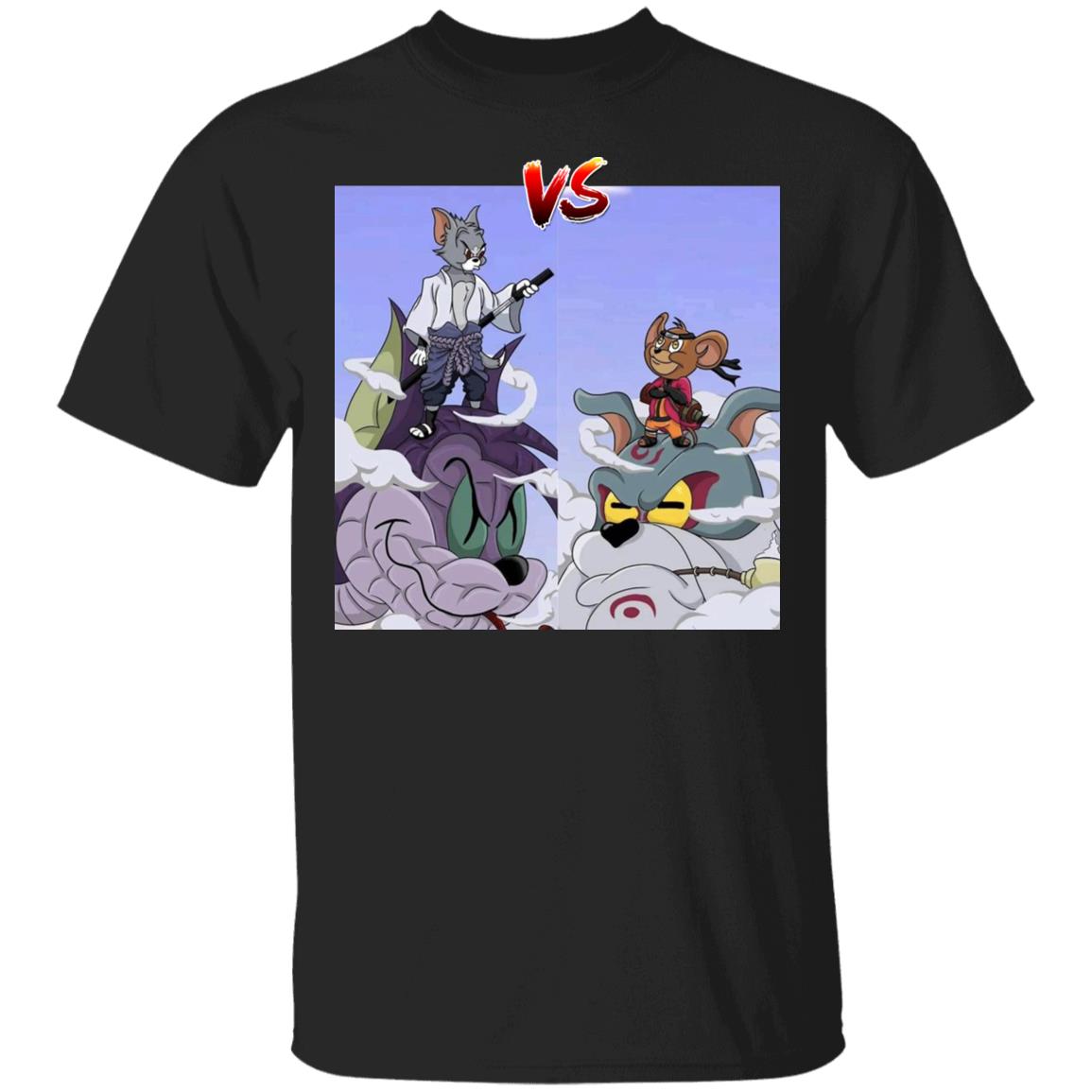 Tom Uchiha Vs Jerry Uzumaki Shirt black hoodie sweatshirt - Teechipus