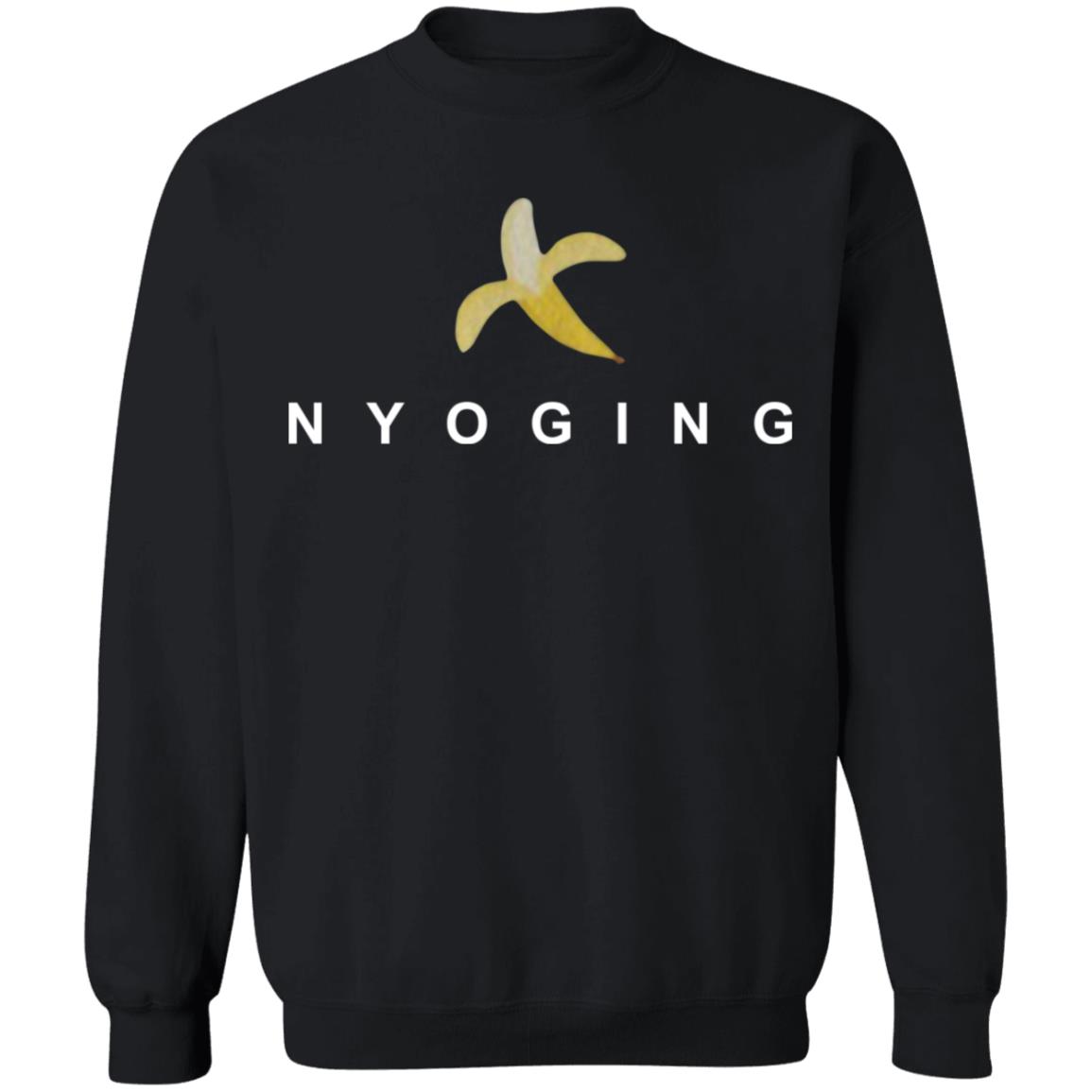 Nyoging Black T Shirt Black Hoodie Sweatshirt - Teechipus