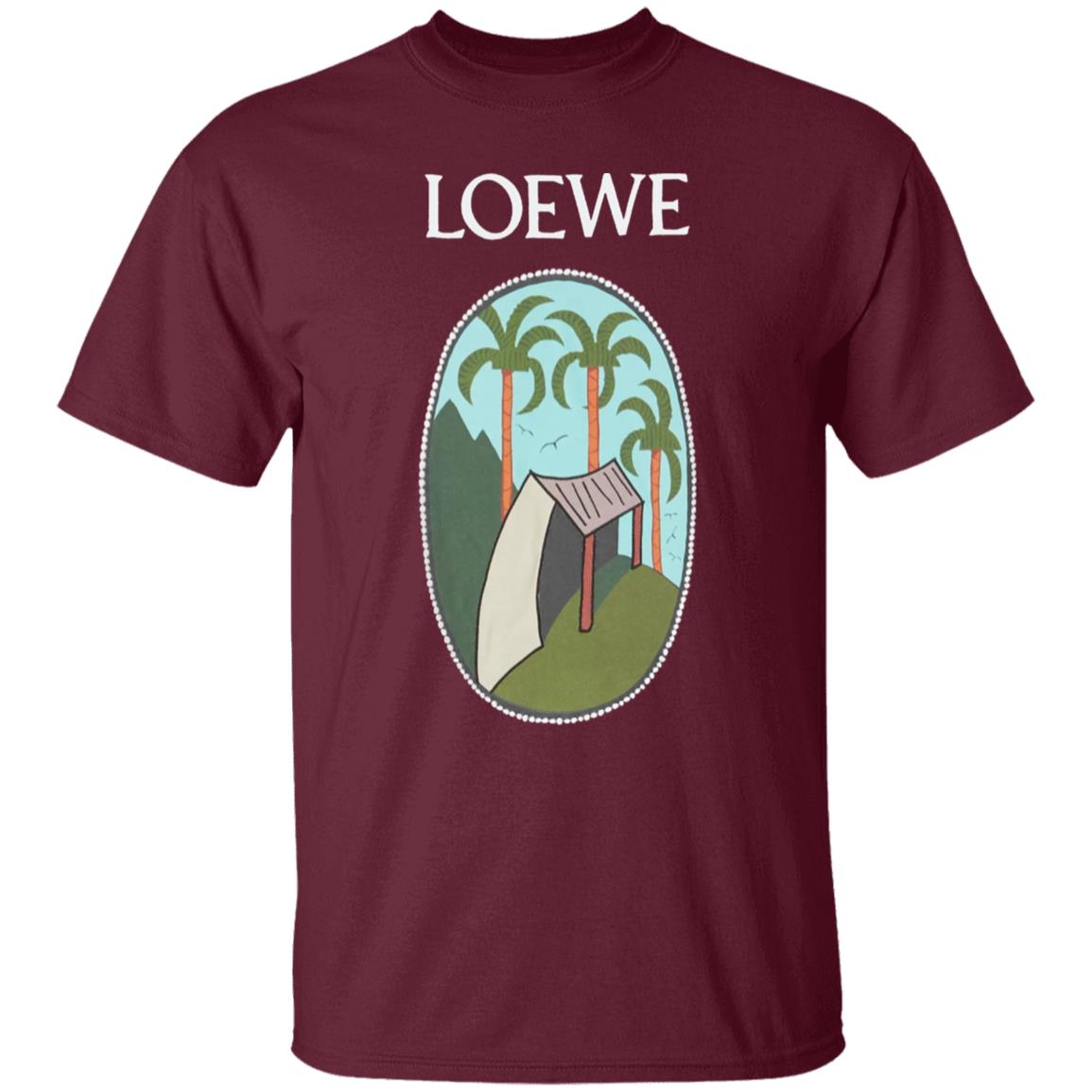 Loewe La Palme Patch T Shirt Black Hoodie Sweatshirt - Teechipus