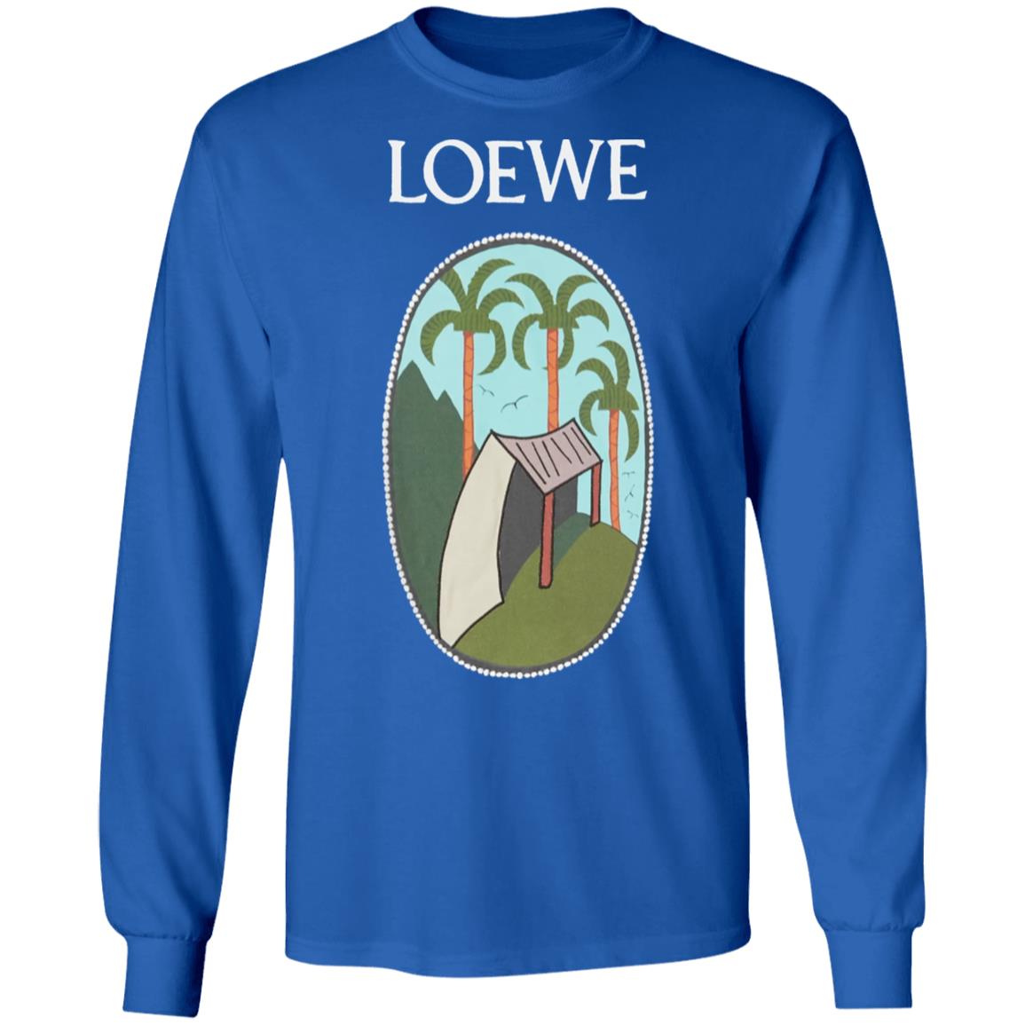 Loewe La Palme Patch T Shirt Black Hoodie Sweatshirt - Teechipus