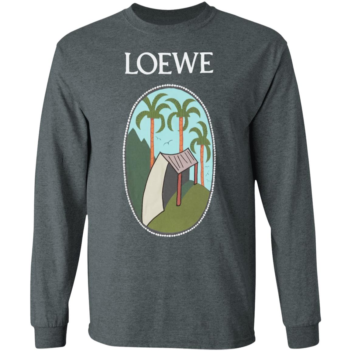 Loewe La Palme Patch T Shirt Black Hoodie Sweatshirt - Teechipus