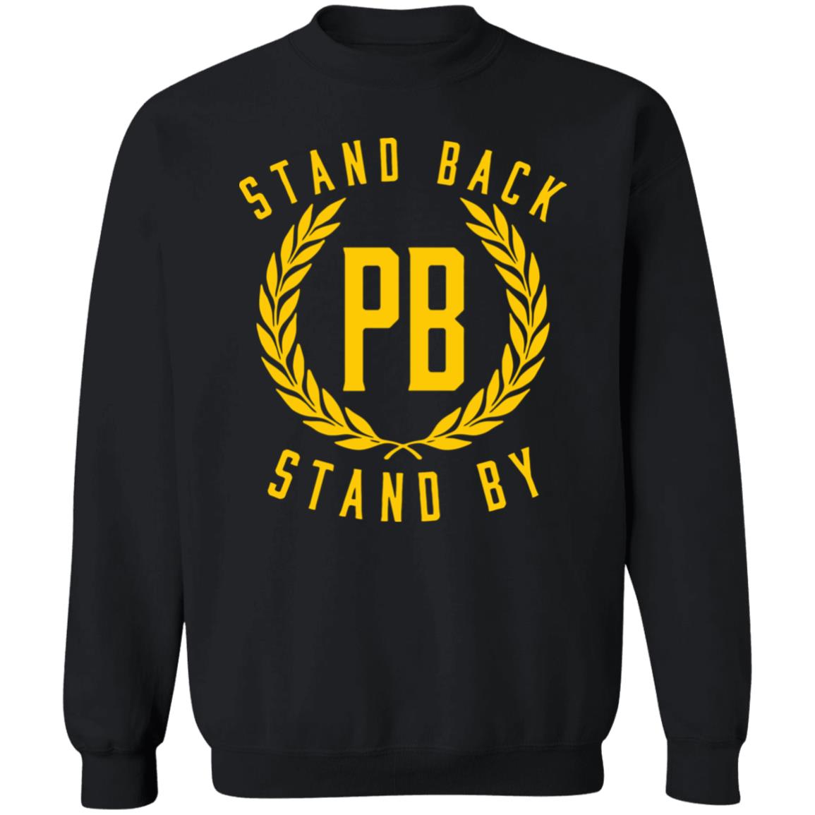 Stand By Stand Back SHIRT Black Hoodie Sweatshirt - Teechipus