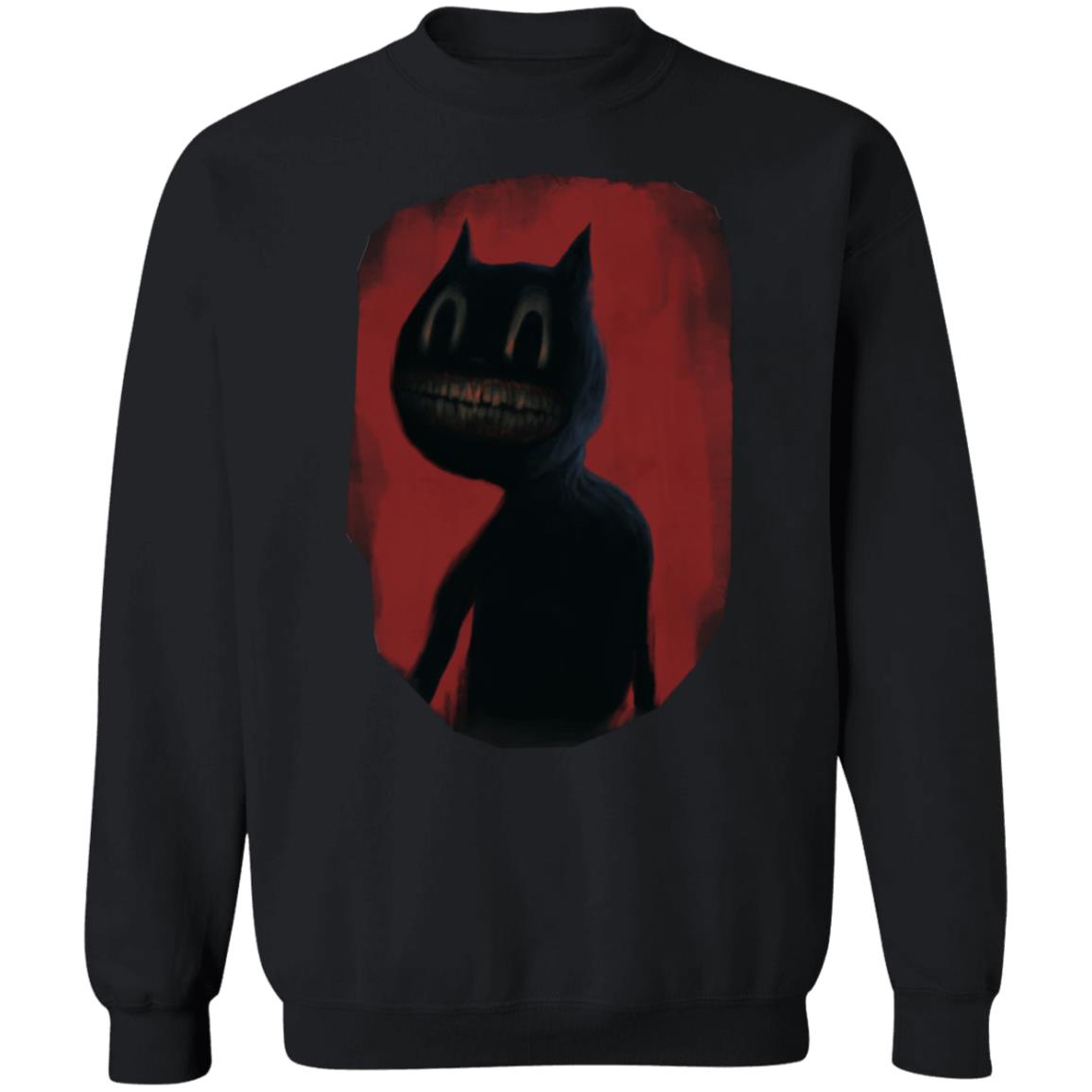 Cartoon Cat SHIRT Black Hoodie Sweatshirt - Teechipus