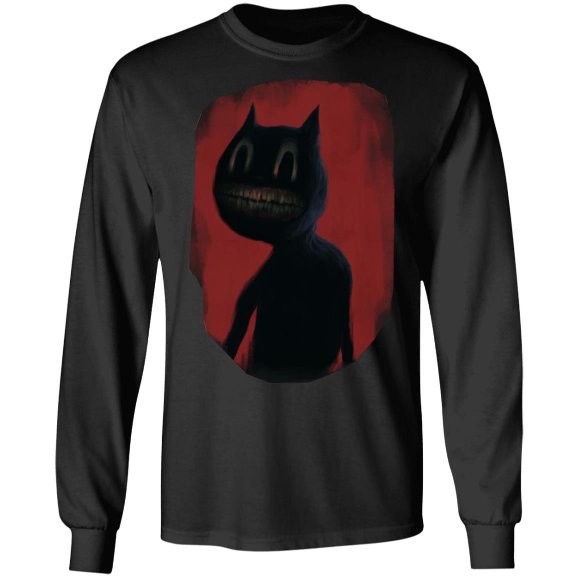 Cartoon Cat SHIRT Black Hoodie Sweatshirt - Teechipus