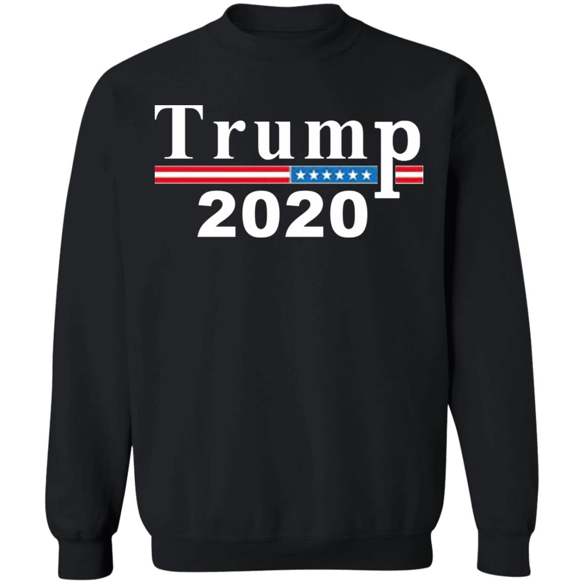 Young Couple Wearing Trump SHIRT Black Hoodie Sweatshirt - Teechipus