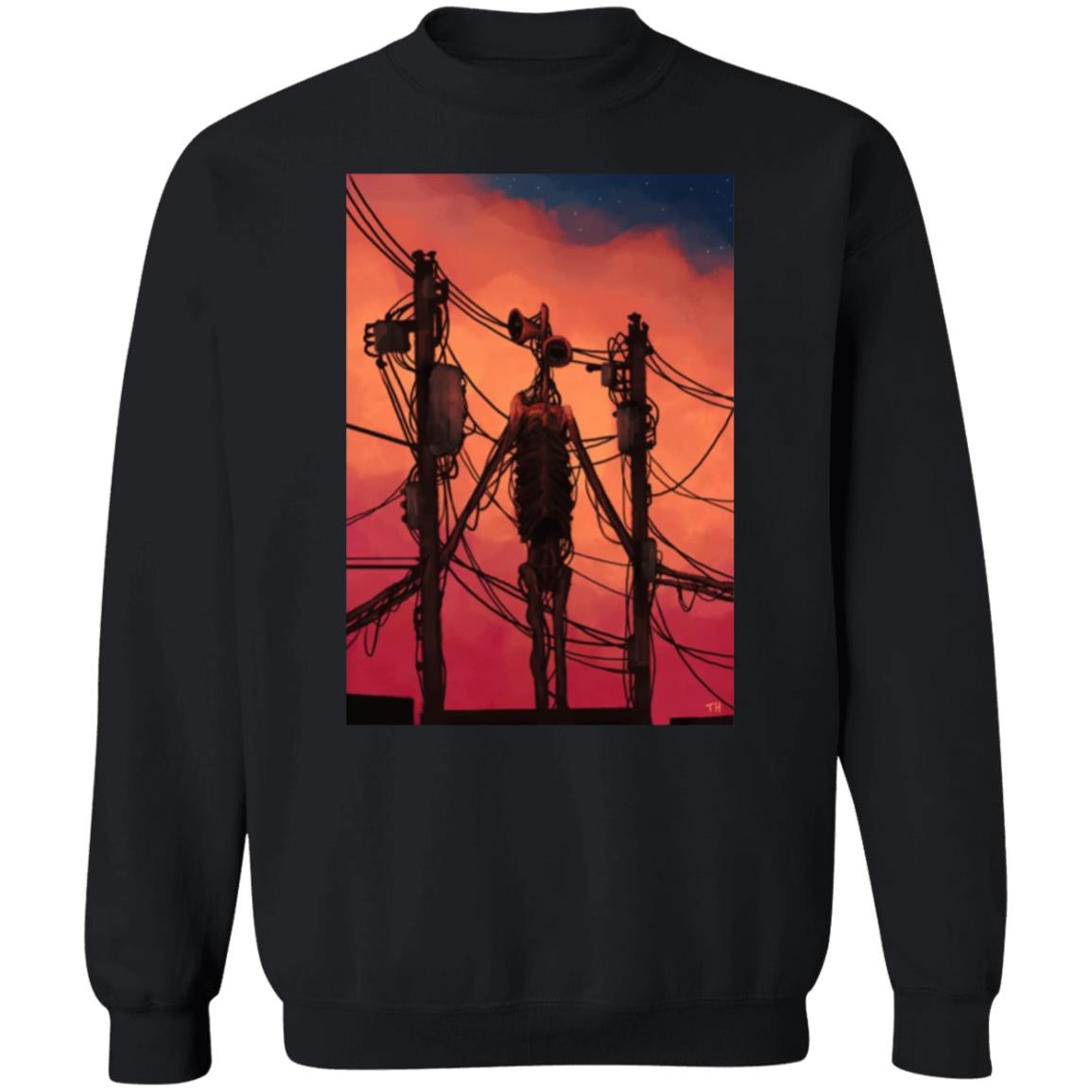 Sunset Hunting SHIRT Black Hoodie Sweatshirt - Teechipus