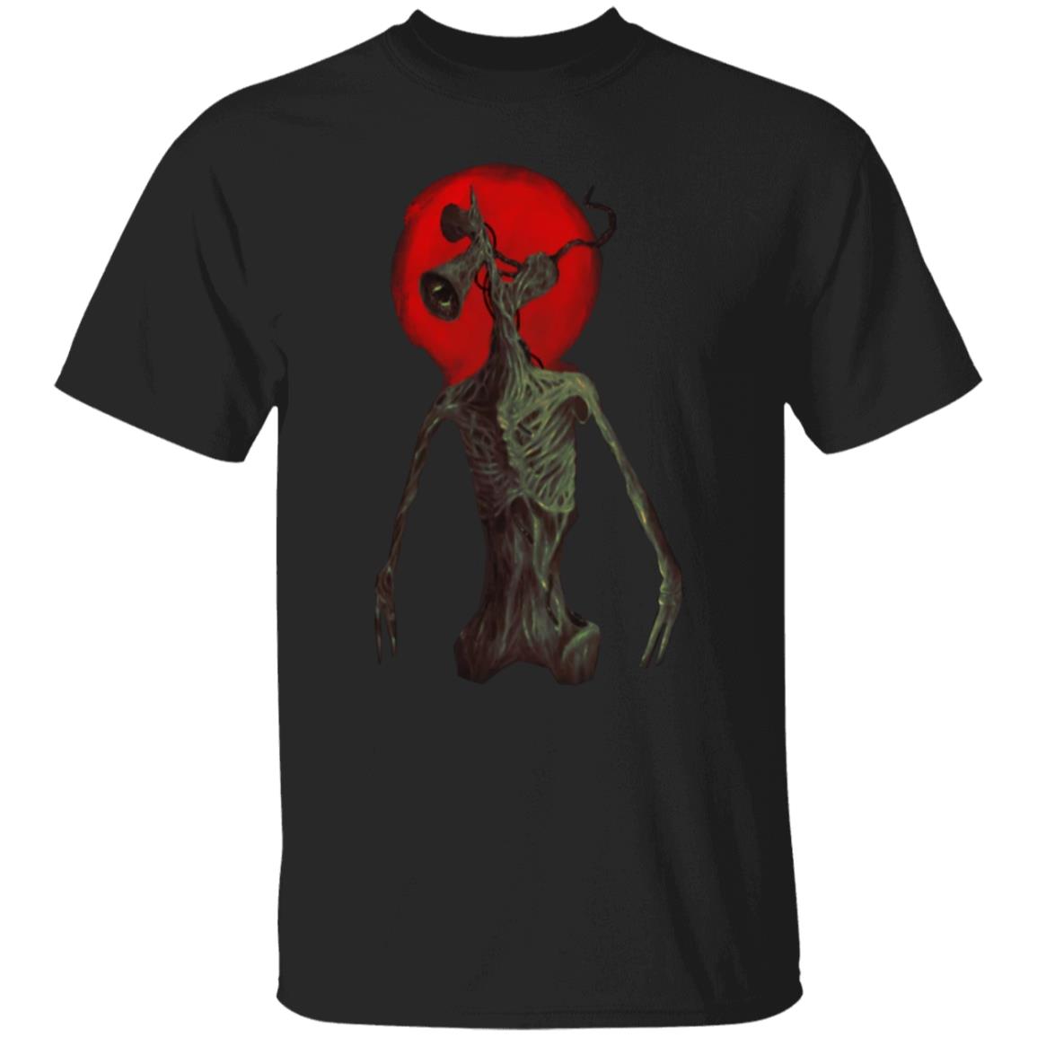 Siren Head Glow SHIRT SHIRT Black Hoodie Sweatshirt - Teechipus