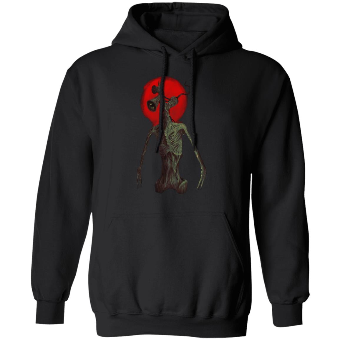 Siren Head Glow SHIRT SHIRT Black Hoodie Sweatshirt - Teechipus